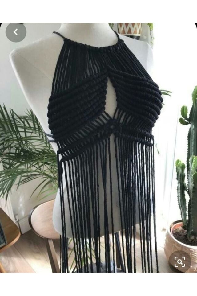 makrome  plaj Bikini Üstü