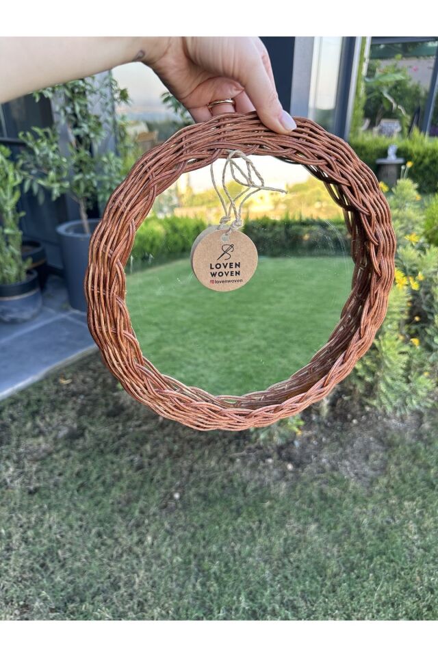 Boho Rattan Ayna