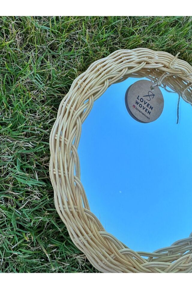 Boho Rattan Ayna