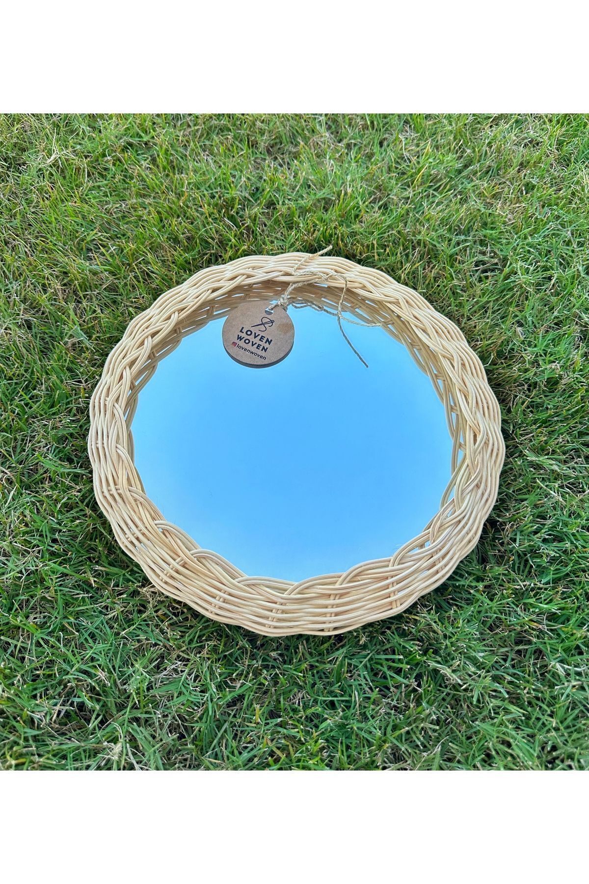 Boho Rattan Ayna