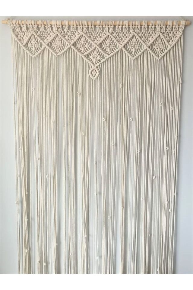 Makrome Kapı Perdesi Kapı Süsü