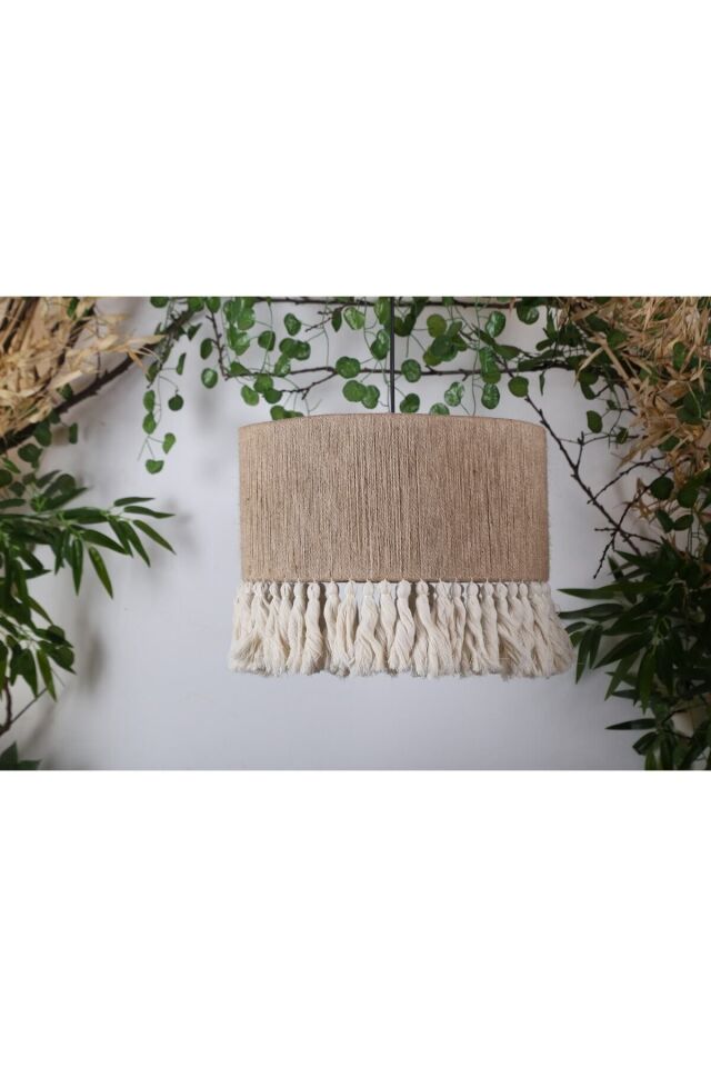Bohem Handmade Bohem Avize Rustik Avize Hasır Avize Jüt Avize Makrome Avize Püsküllü Avize Avize02