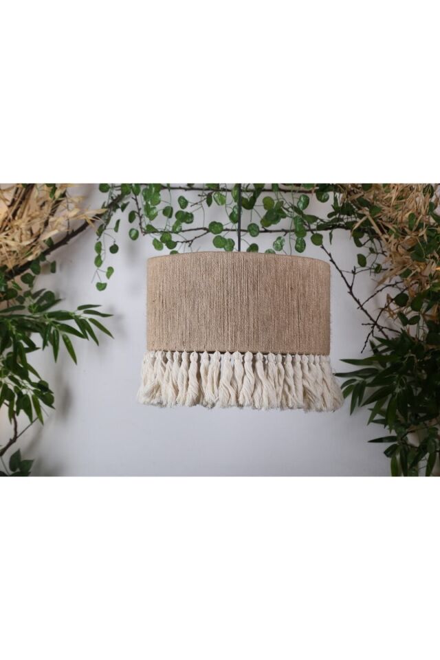 Bohem Handmade Bohem Avize Rustik Avize Hasır Avize Jüt Avize Makrome Avize Püsküllü Avize Avize02