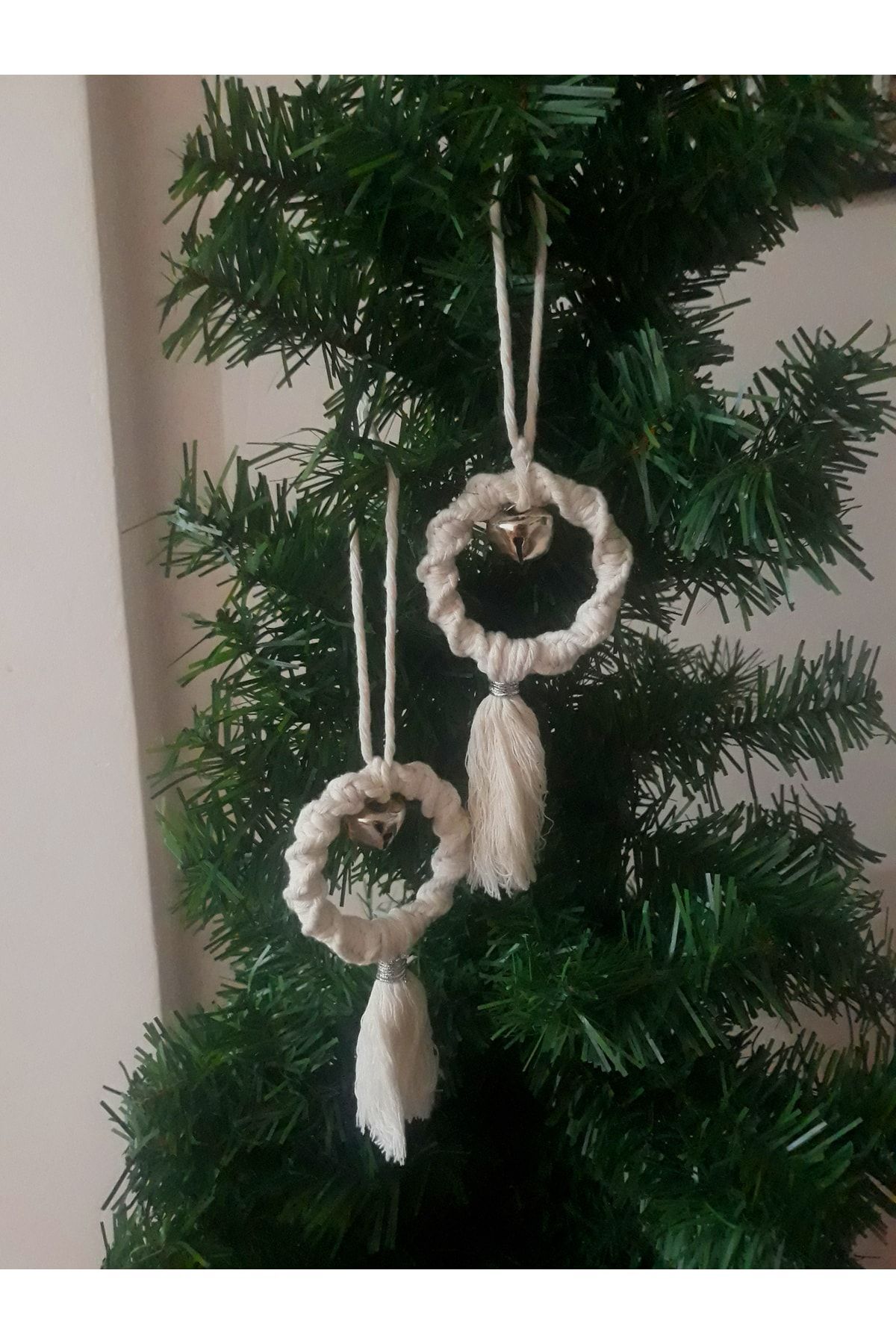Makrome Yılbaşı Çam Ağacı Süsü