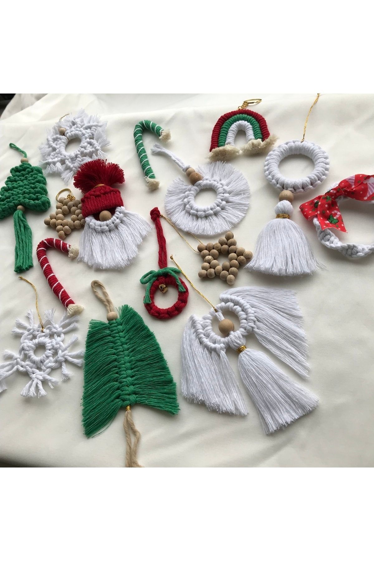 Makrome Yılbaşı Süsü/noel Süsü