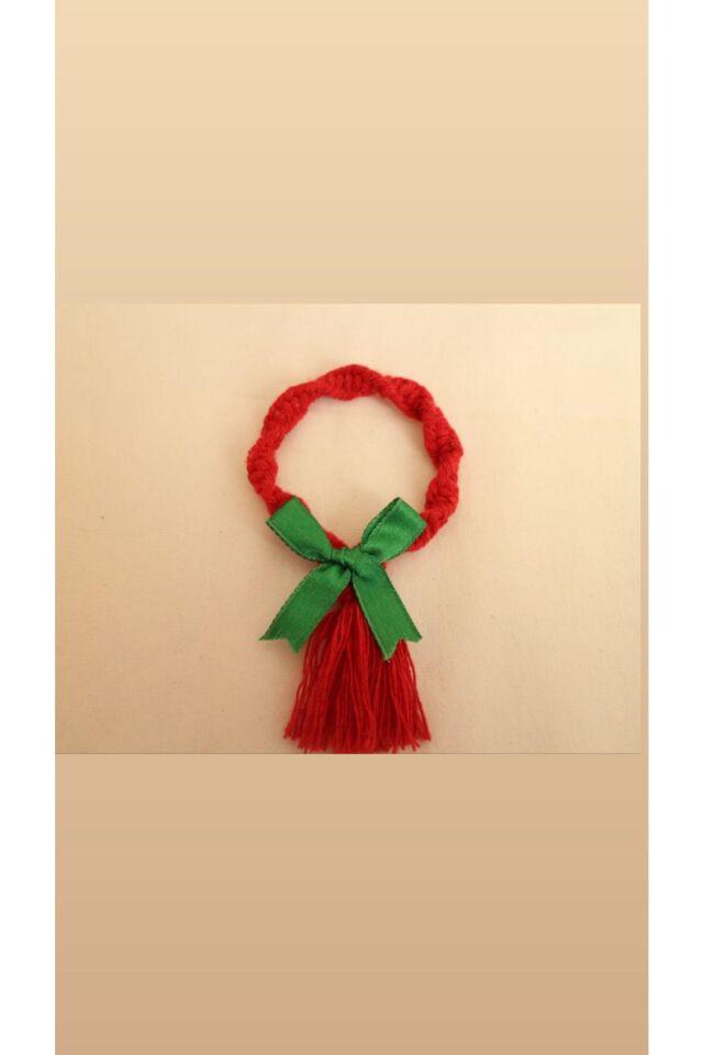Yılbaşı/noel/3 Adet Yeniyıl Çam Ağacı Süsü/ Hediyelik Makrome Yılbaşı Süsü
