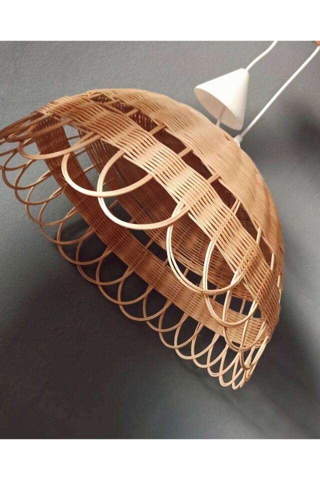 Rattan, Bambu, Hasır Avize