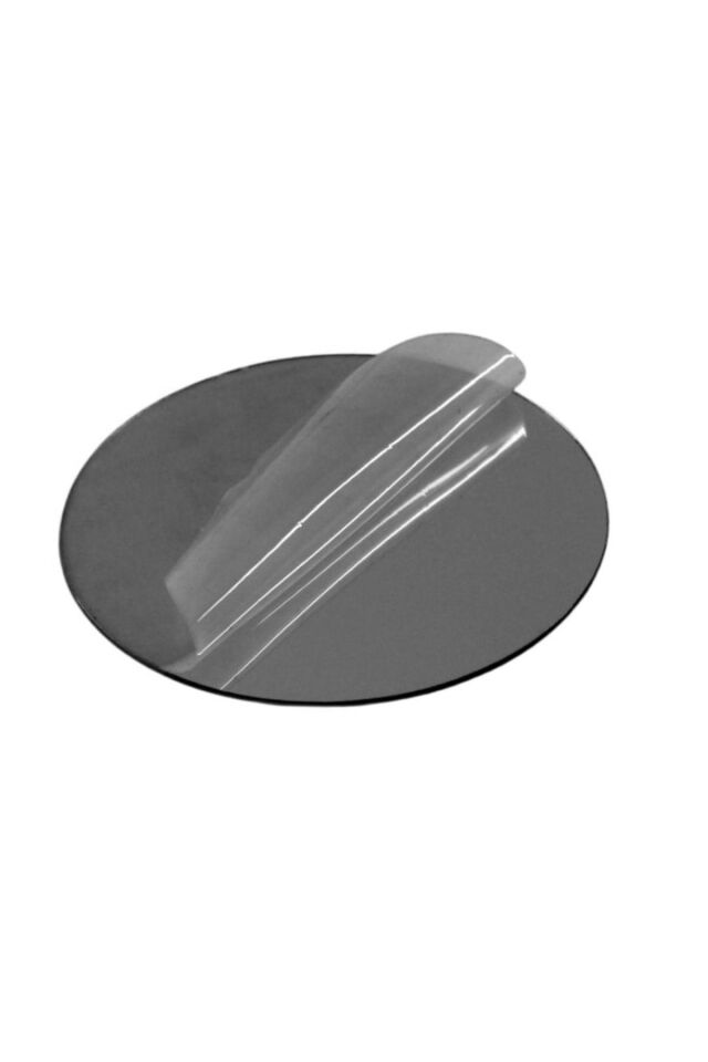 1 Mm Gümüş Renkli Yapışkanlı Aynalı- Silver Pleksi Levha - Yuvarlak - Daire Kesim 20 Cm Çapında