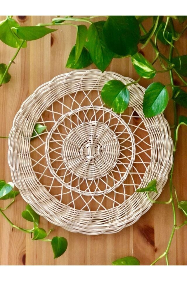 Rattan Bambu Hasır Supla Ve Duvar Sepeti, Bambu Duvar Dekoru