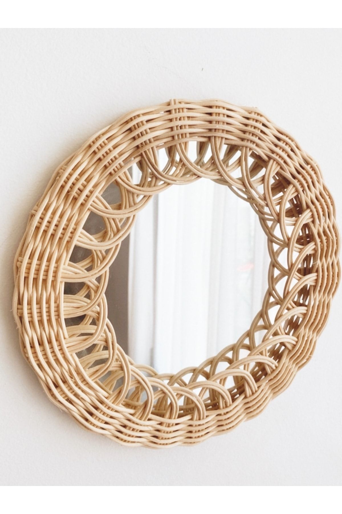 Rattan Bambu Orta Boy Ayna