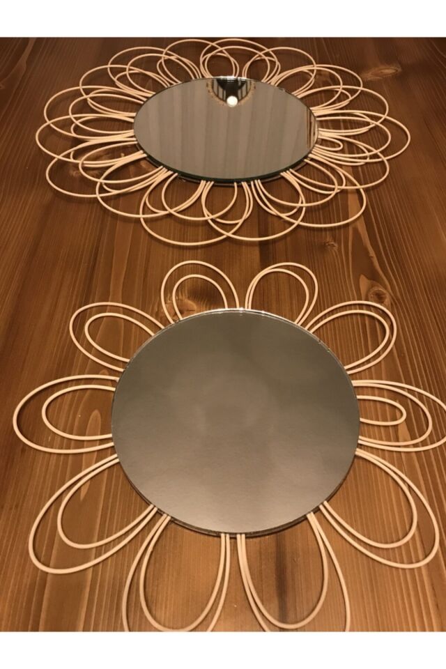 Rattan Ayna 2 Li Set