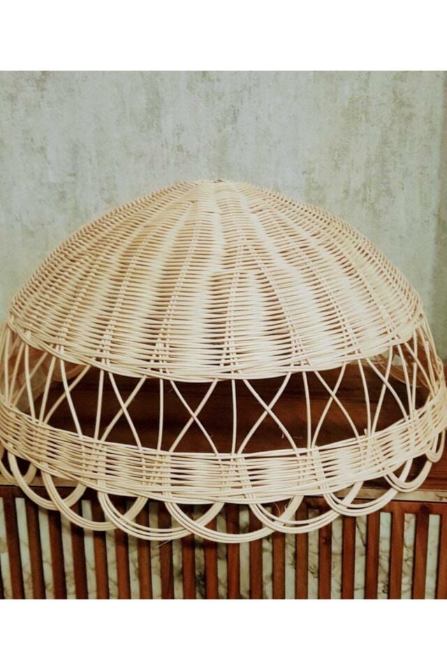 Rattan Bambu Hasır Avize