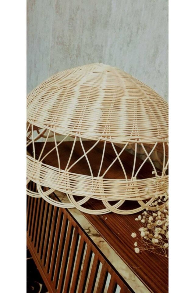 Rattan Bambu Hasır Avize