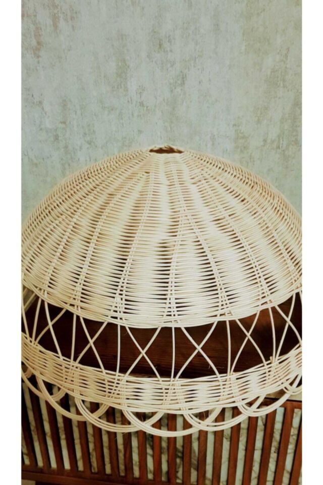 Rattan Bambu Hasır Avize