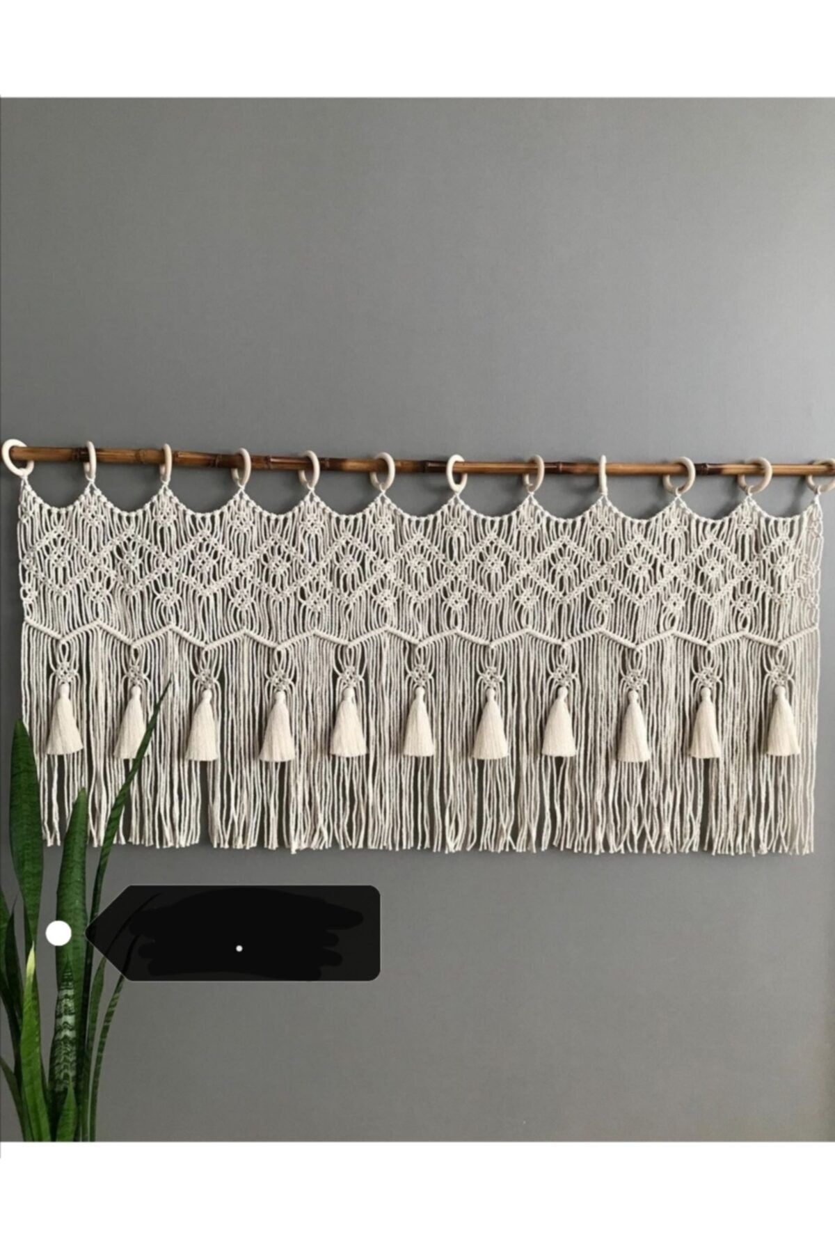 Makrome Perde Curtain Özel Ölçü Yapılır