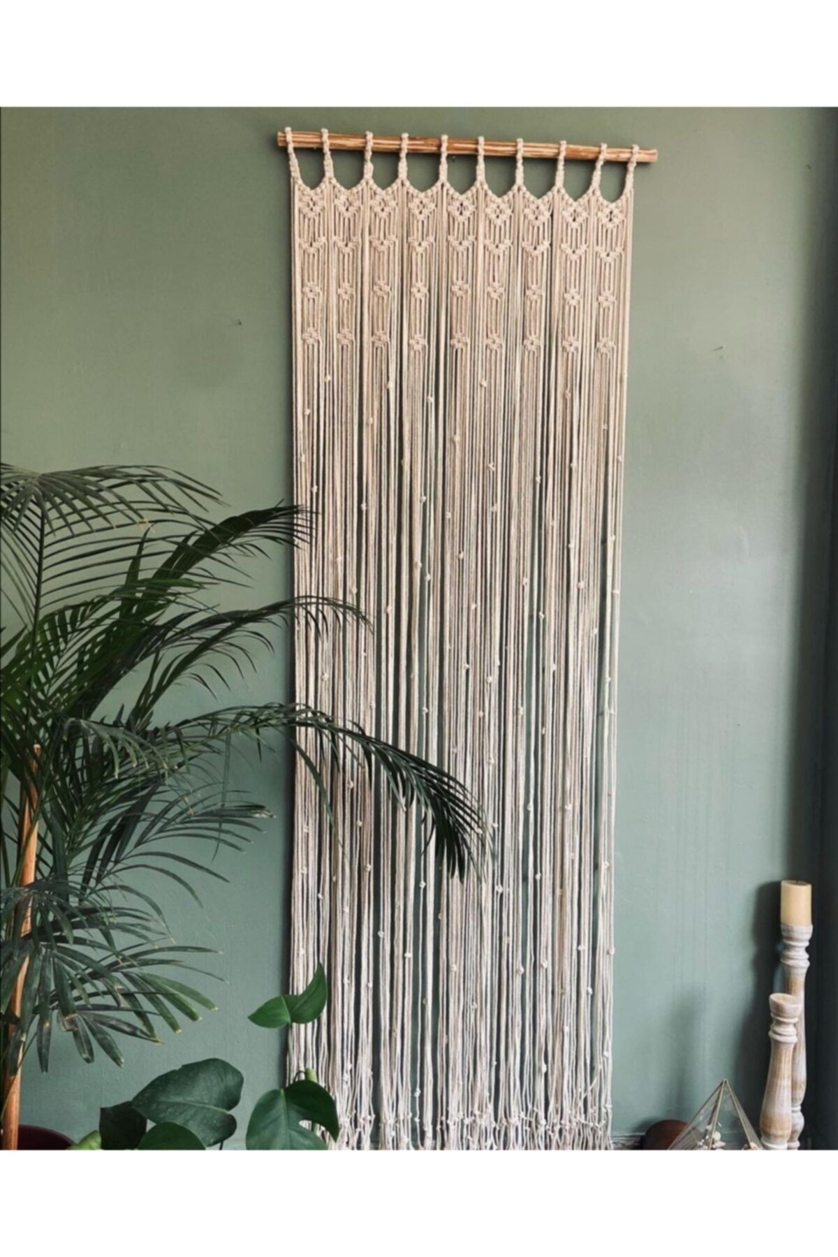 Makrome Perde Macrame Curtain Özel Ölçü Yapılır