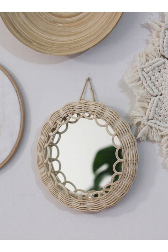 Rattan Hasır Ayna