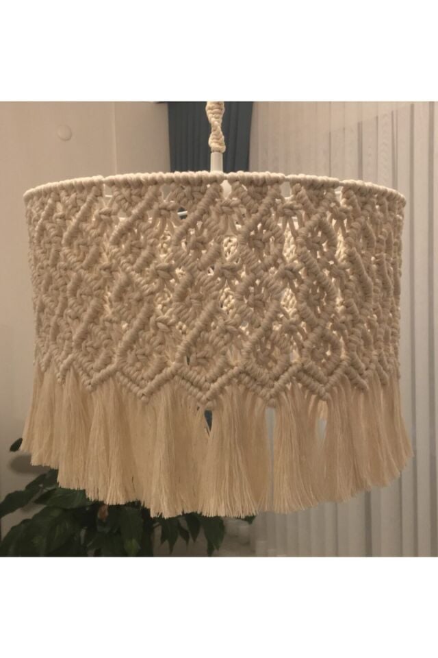 Makrome Sarkıt Avize 35cm