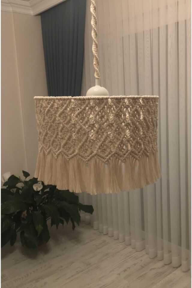 Makrome Sarkıt Avize 35cm