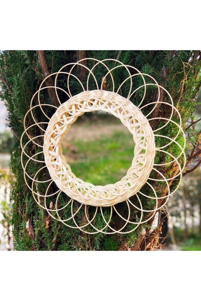 Rattan Bambu Papatya Ayna