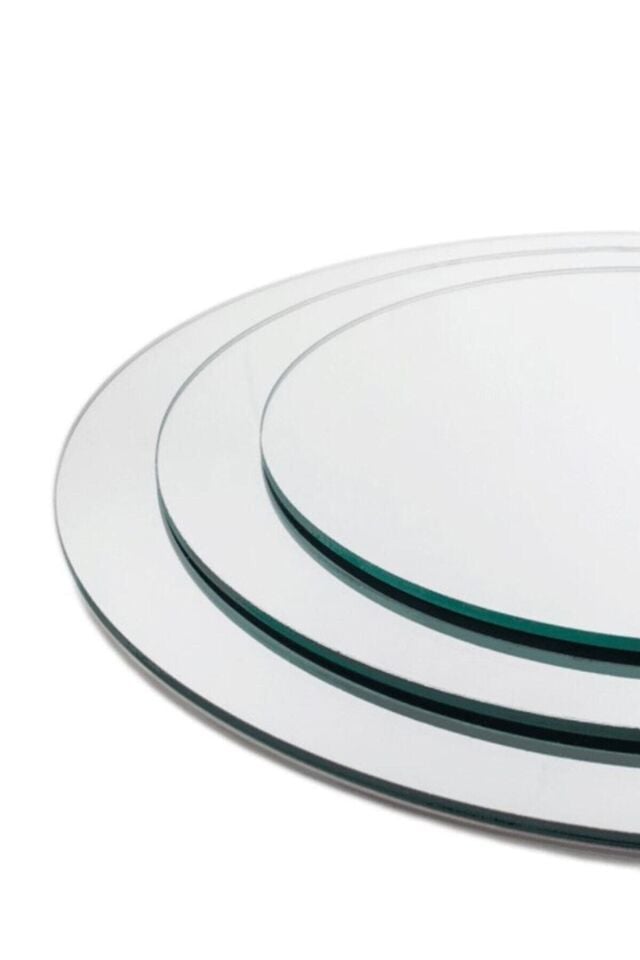 Makromeler Için Yuvarlak Kesim Kaliteli Üçlü Ayna 20cm, 25 Cm Ve 30 Cm Uğur Mobilya