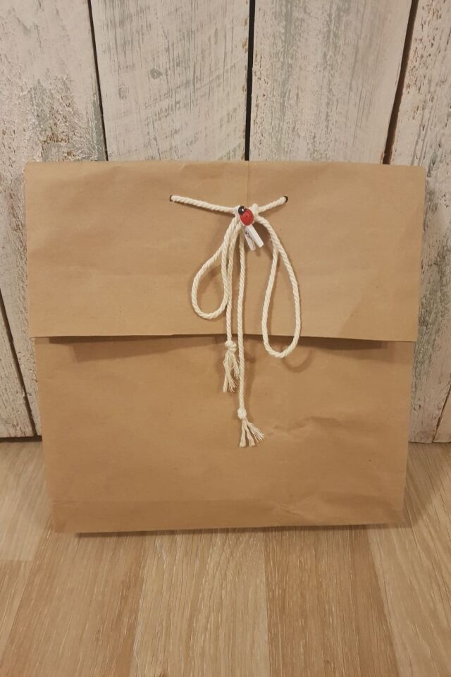 MAKROME DUVAR SÜSÜ RAFYA / EV DEKORU / 55-57 cm