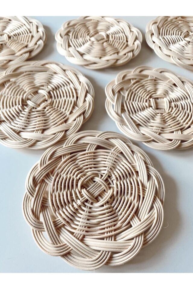 Rattan Bardak Altlığı 2’li