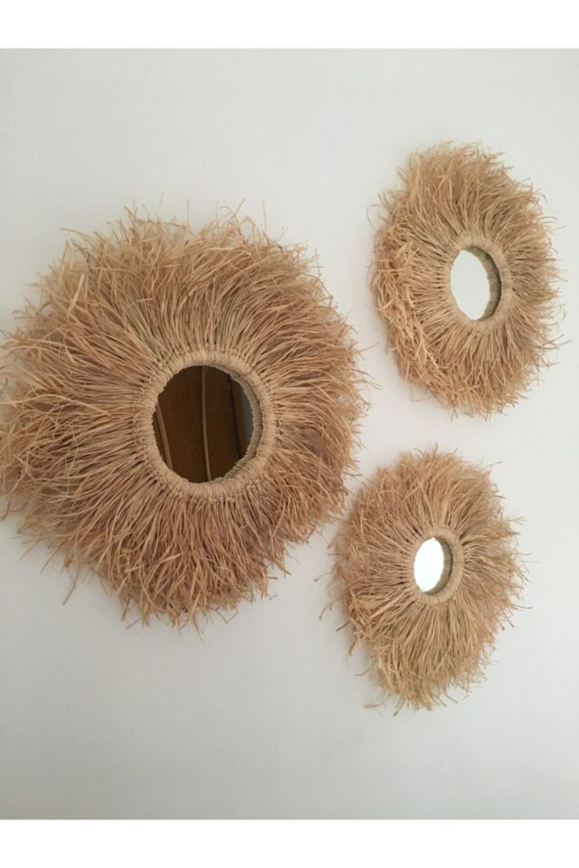 Rafya Ayna 3lü Set