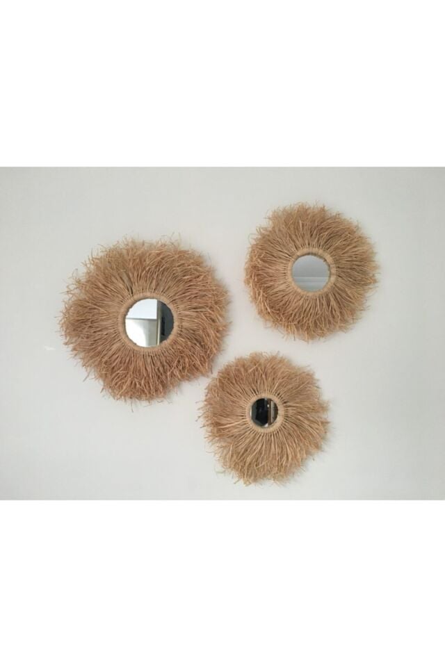Rafya Ayna 3lü Set